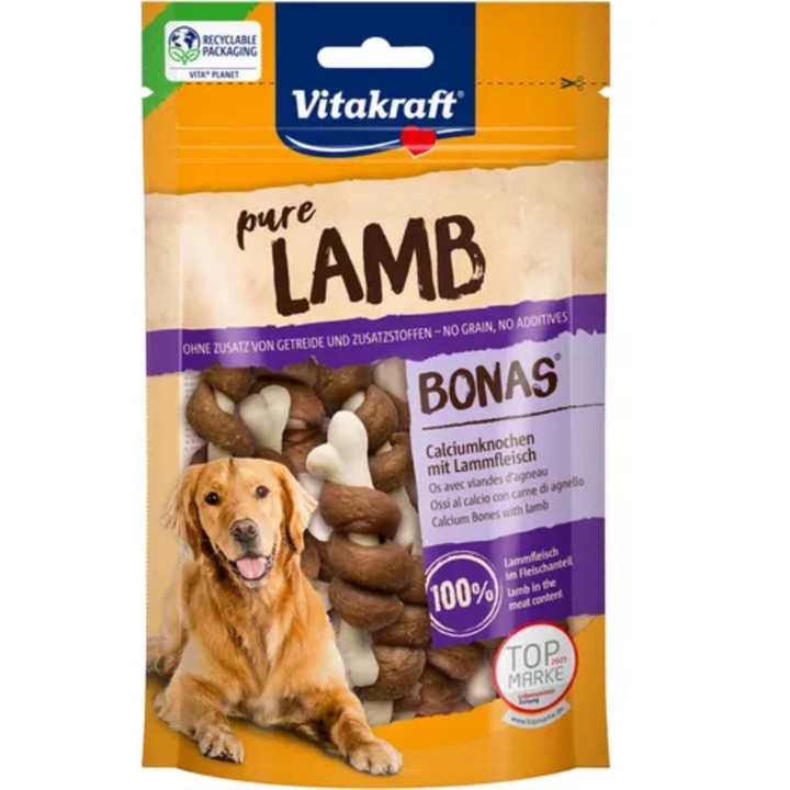 Vitakraft LAMB Bonas® Calciumknochen mit Lammfleisch - 80 g