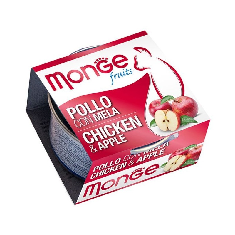 MONGE Fruit Hühnerfleisch mit Apfel 80 g