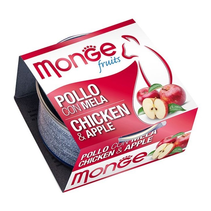 MONGE Fruit Hühnerfleisch mit Apfel 80 g