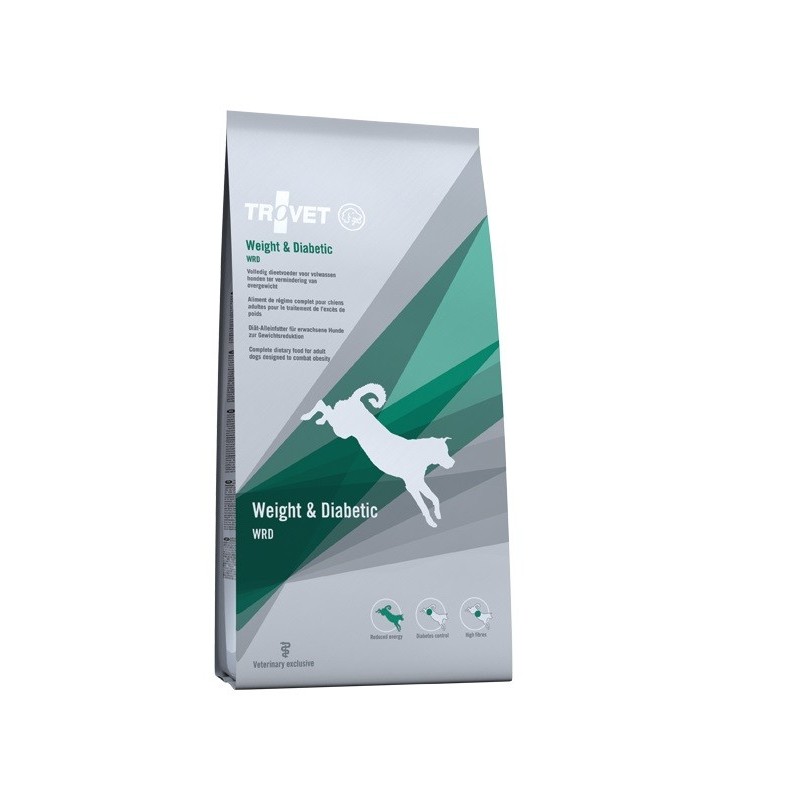 TROVET Weight &amp, Diabetic WRD für Hunde 3 kg