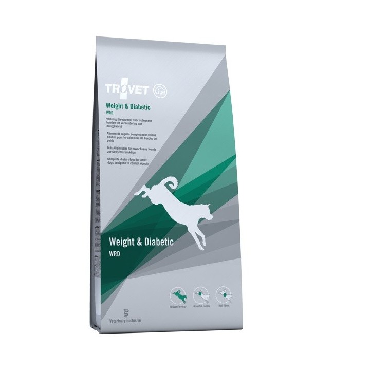 TROVET Weight &amp, Diabetic WRD für Hunde 3 kg