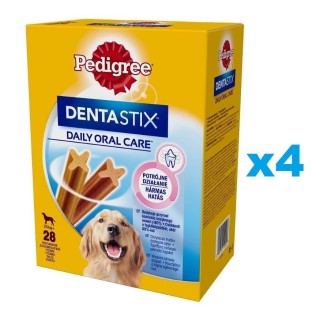 PEDIGREE DentaStix (große Rassen) Zahnsnack für Hunde 112 szt. - 16x270g