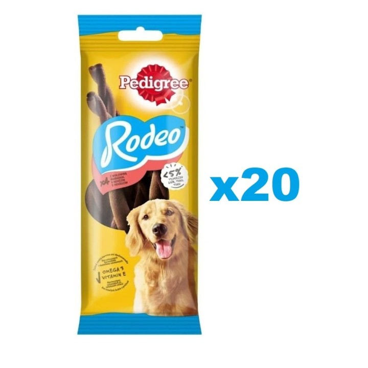 PEDIGREE Rodeo 20x70g: Hundeleckerli mit Rindfleisch