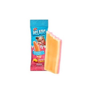 HELADO Hunde-Kau-Eis [Schinken & Käse Geschmack - 1 Stück]