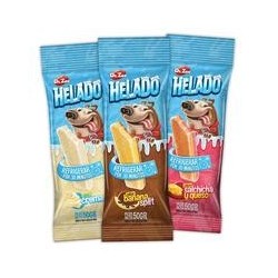 HELADO Hunde-Kau-Eis [Schinken & Käse Geschmack - 6 Stück]