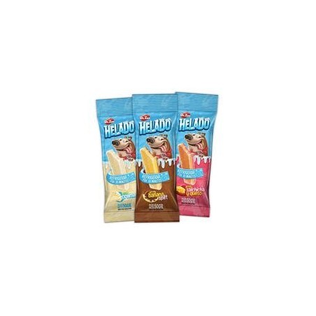 HELADO Hunde-Kau-Eis [Schinken & Käse Geschmack - 6 Stück]
