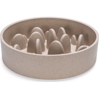 Designed by Lotte Bamb Antischlingnapf Hund Pom Beige - 21 cm