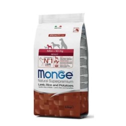 MONGE Mini Adult Lamm mit Reis und Kartoffeln 800 g