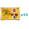 PEDIGREE Mix mit Gemüse 52x100g: Nassfutter für Hunde, Huhn und einer Mischung aus Rind und Leber in Sauce