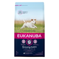 EUKANUBA Growing Puppy Small Breed Für Welpen kleiner Rassen – Reich an frischem Huhn 2kg