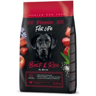 FITMIN Dog For Life Adult Beef Rice 2,5 kg