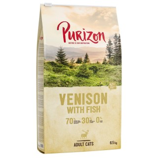 Purizon Original Hirsch mit Fisch - getreidefrei - Sparpaket: 2 x 6,5 kg