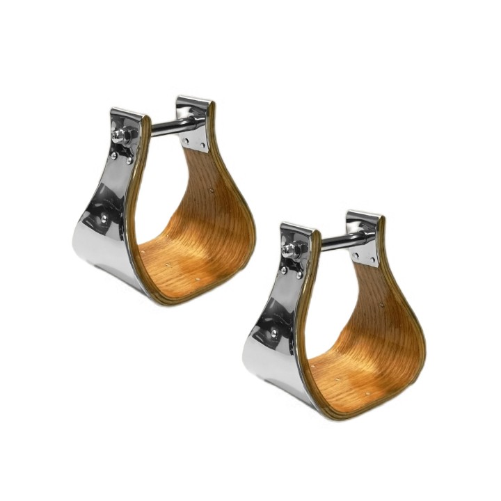 Maßgeschneiderte Holz-Westernsteigbügel Pool's