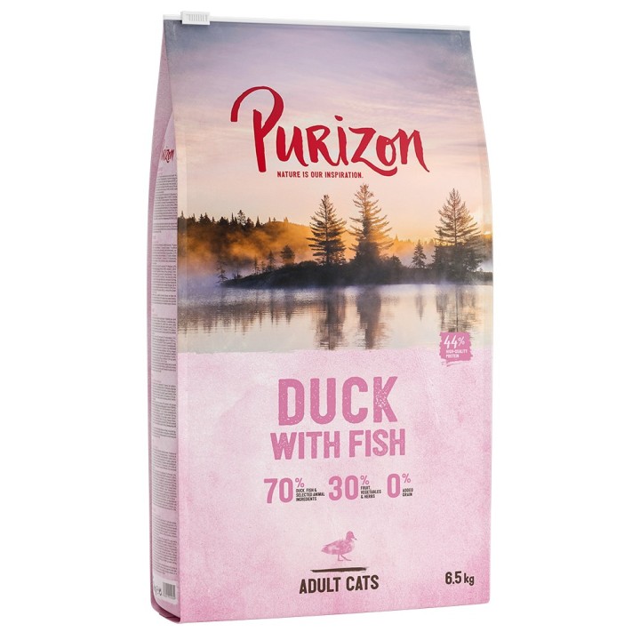 Purizon Original Ente mit Fisch - getreidefrei - 6,5 kg
