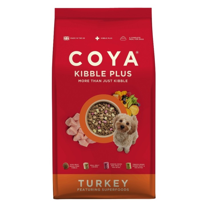 Coya Kibble Plus mit Truthahn - 1,5 kg