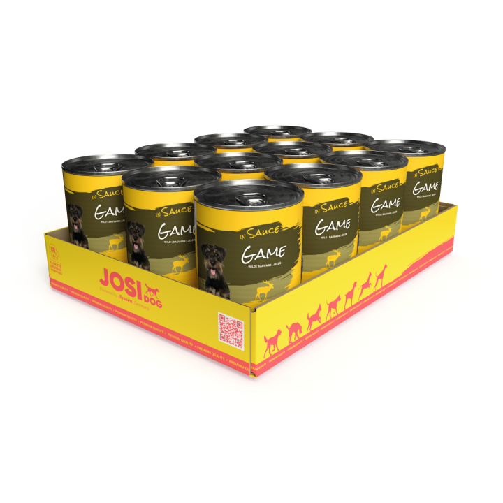 JosiDog Game in Sauce 3x4x415g