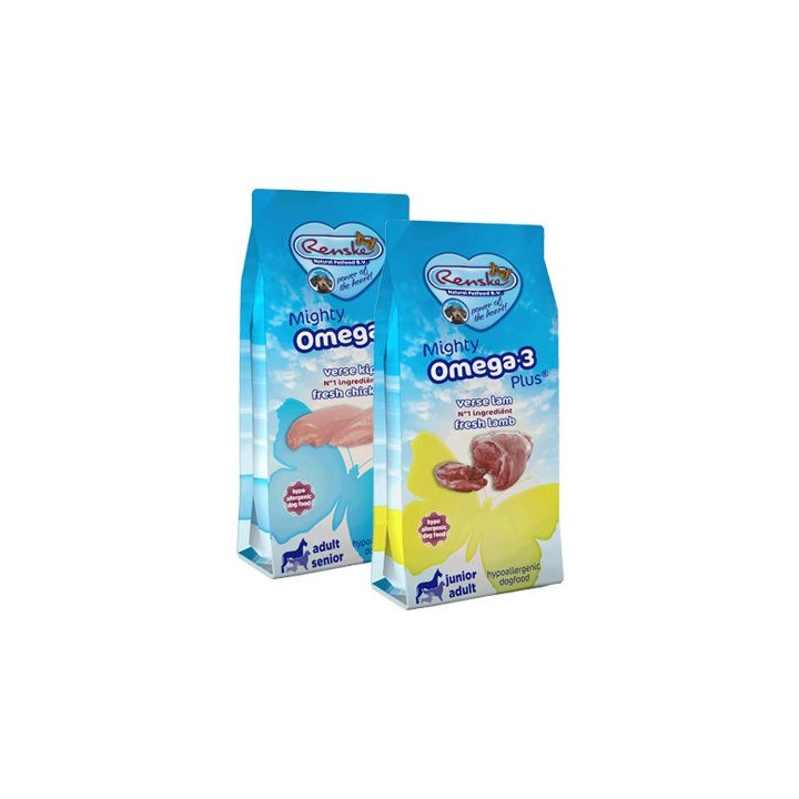 Renske Mighty Omega 3 Plus - Adult/Senior - Huhn - 12 kg