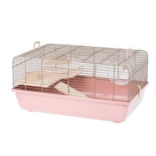 Interzoo Hamsterkäfig Rex 1, pastell - L 58 x B 38 x H 28,5 cm