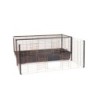 Interzoo Kaninchenkäfig 120 mit Erweiterung -  L 118 x B 116 x H 50 cm