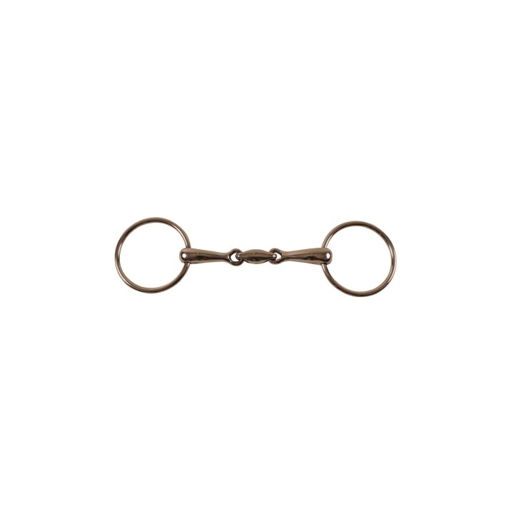 Doppelt gebrochenes Gebiss für Pferde Umbria Equitazione SS French