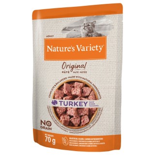 Nature's Variety Original Paté No Grain 12 x 70 g - Truthahn