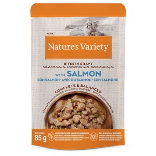 Nature's Variety Bites in Soße 22 x 85 g - mit Lachs