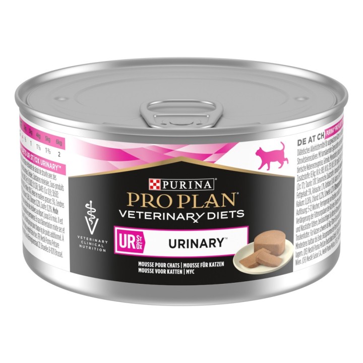 PURINA PRO PLAN Veterinary Diets Feline UR ST/OX - Urinary Mousse - 24 x 195 g