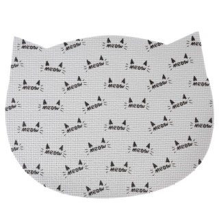 zooplus Basics Napfunterlage in Katzenform - L 48,2 x B 38 x H 0,5 cm