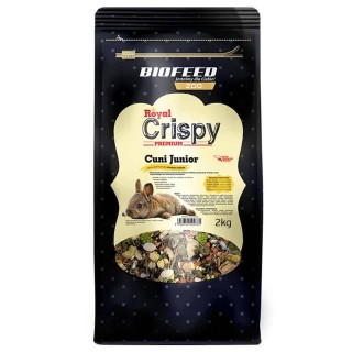 BIOFEED Royal Crispy Premiumfutter für junge Kaninchen 2 kg