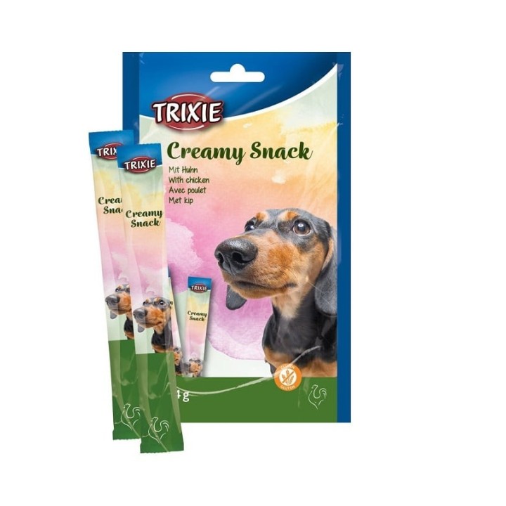 TRIXIE Creamy Snack Huhn Hundeleckerli 5 x 14 g