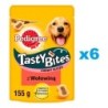 PEDIGREE Tasty Bites Chewy Slices 6x155g: Hundeleckerlis mit Rindfleisch