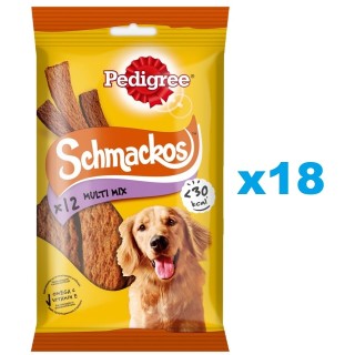 PEDIGREE Schmackos 18x 86g: Hundeleckerlis mit Rindfleisch