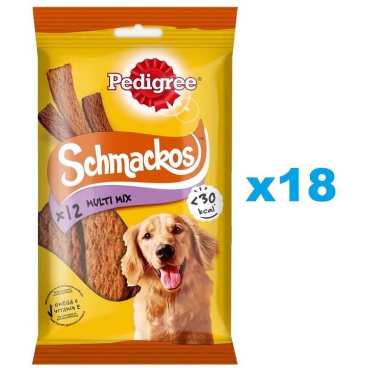 PEDIGREE Schmackos 18x 86g: Hundeleckerlis mit Rindfleisch