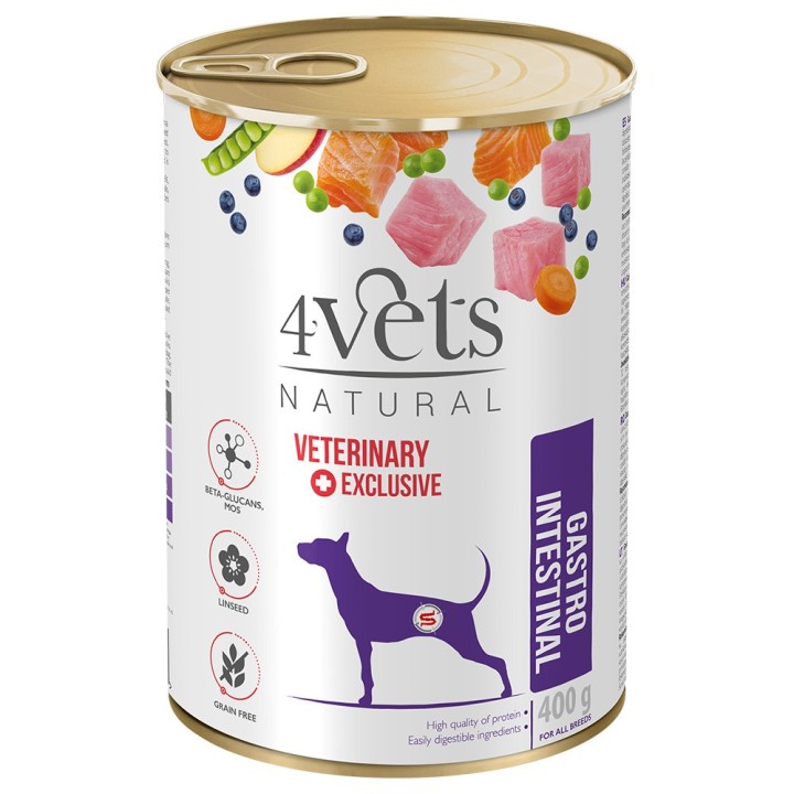 4Vets Natural Hund Gastro Intestinal 400 g - 6 x 400 g