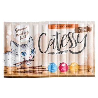 Sparpaket Catessy Sticks 150 x 5 g - mit Geflügel & Leber