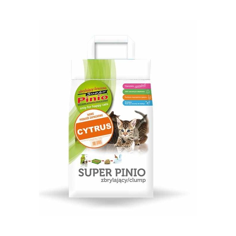 BENEK Super Pinio Zitrone 7 Liter Klumpstreu