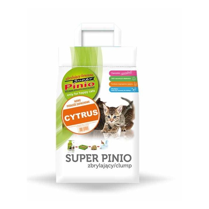 BENEK Super Pinio Zitrone 7 Liter Klumpstreu