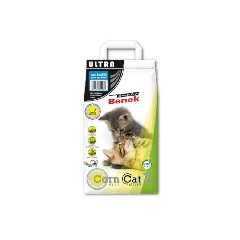 BENEK Super Corn Cat Ultra Maisgrieß Sea Breeze 7 l