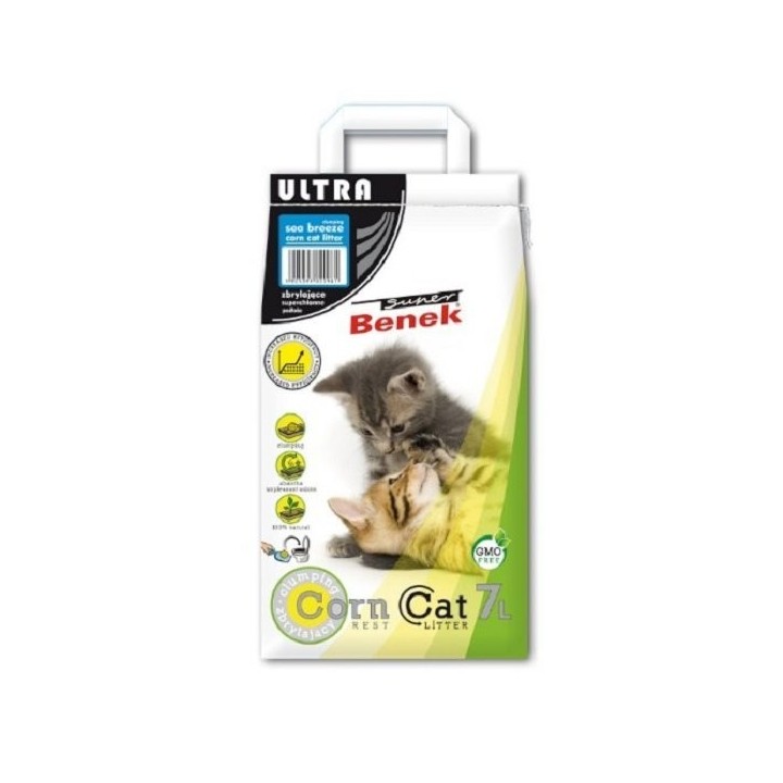 BENEK Super Corn Cat Ultra Maisgrieß Sea Breeze 7 l