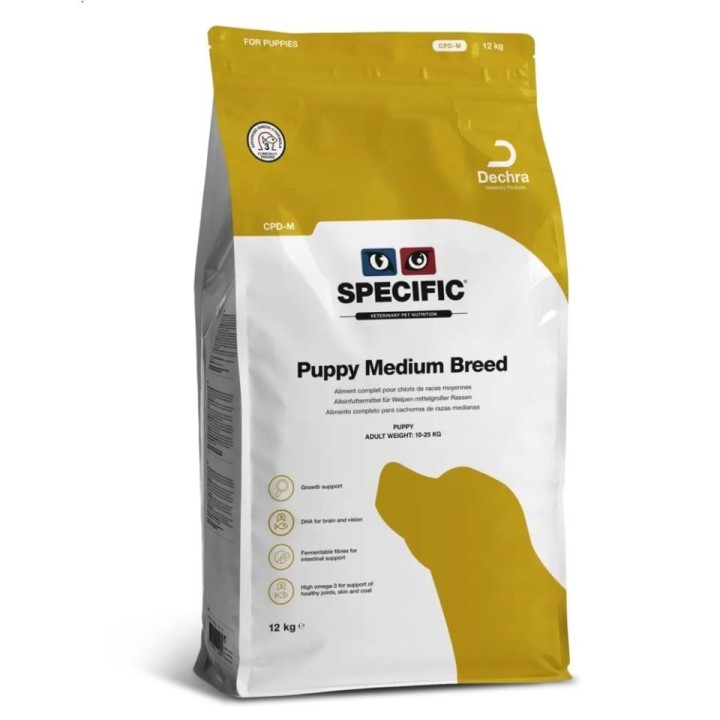 SPECIFIC Dog CPD-M Puppy Medium Breed: Welpenfutter für mittelgroße Rassen 12 kg