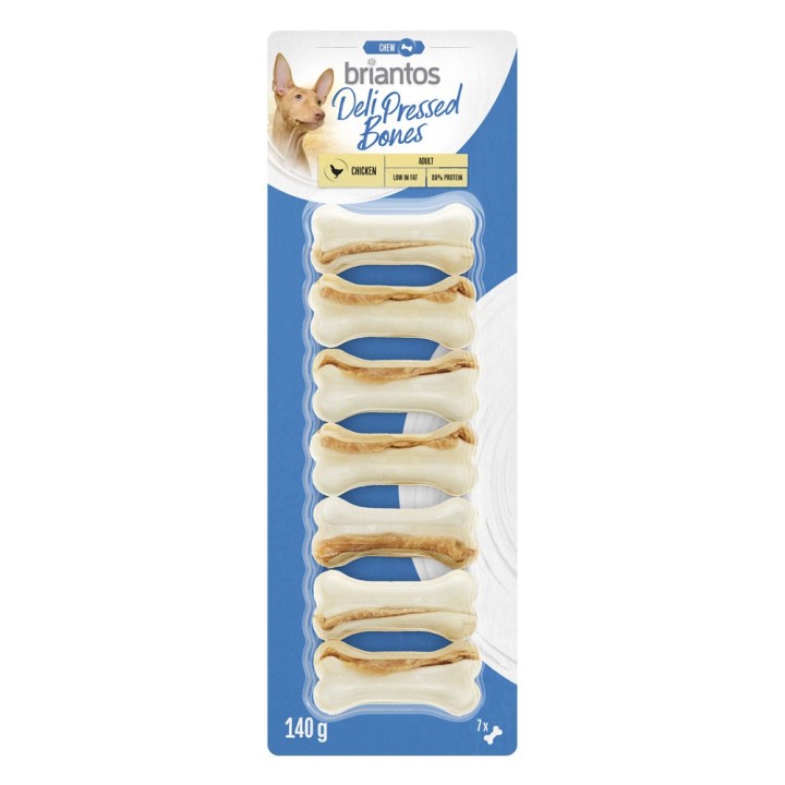 Briantos Deli Pressed Bones Chicken für Hunde - Sparpaket 2 x 140 g