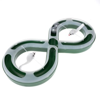 TIAKI Katzenspielzeug Kugelbahn mit Mäusen - 1 Stück