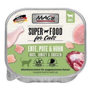 MAC's Cat Schale 16 x 100 g - Ente, Pute & Huhn