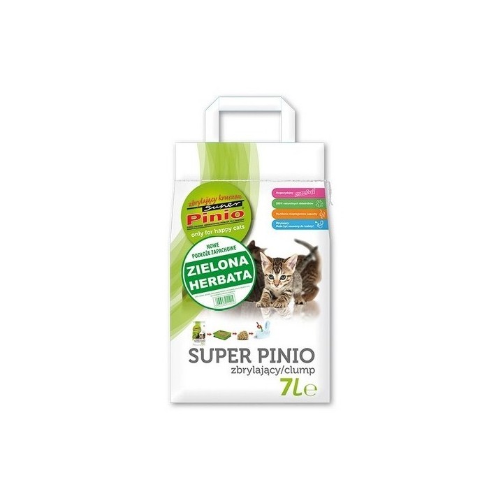 BENEK Super pinio Katzenstreu grüner Tee 7l