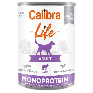 Calibra Dog Life Adult 6 x 400 g - Lamm