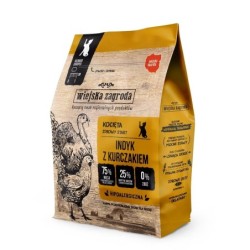WIEJSKA ZAGRODA Truthahn und Huhn Kätzchen 5 kg