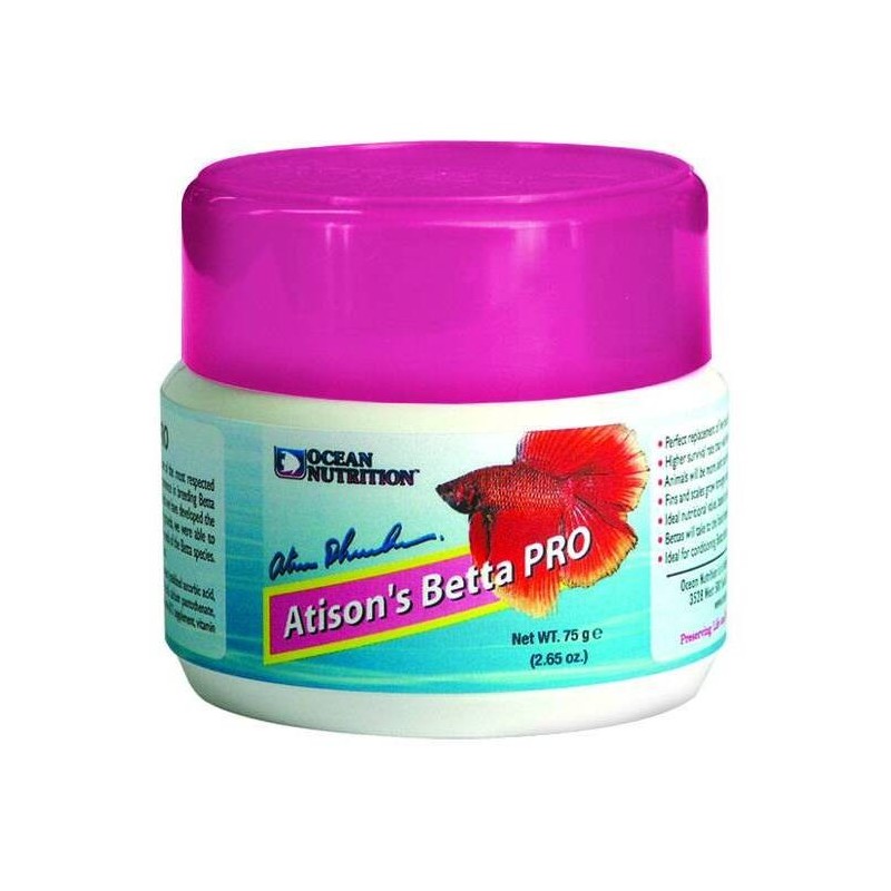 Fischfutter Ocean Nutrition Sec Atison's Betta food