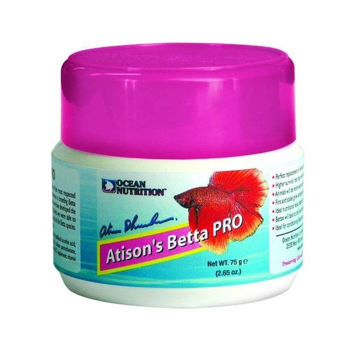 Fischfutter Ocean Nutrition Sec Atison's Betta food
