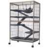 TIAKI Kleintierkäfig Critter Empire - L 80 x B 52 x H 127 cm