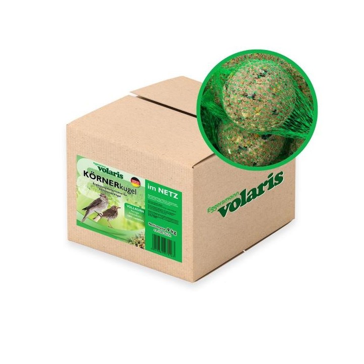 Eggersmann volaris - KÖRNERkugel Vollkorn - Meisenknödel im Netz 100 Stk